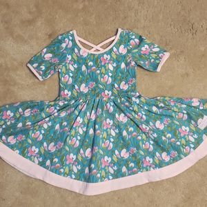 Sweet Honey Girls 2T Floral Dress